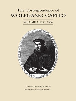 cover image of The Correspondence of Wolfgang Capito